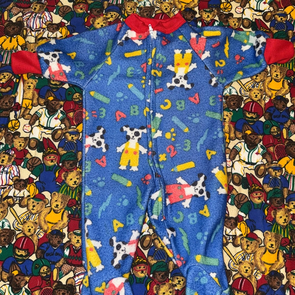 Kids vintage color block